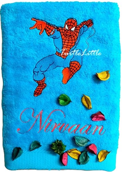 Spiderman Personalised Towel