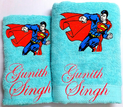 Superman Personalised Towel