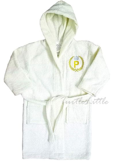 Personalised BTS Bathrobe For Girls, with Name and Initials