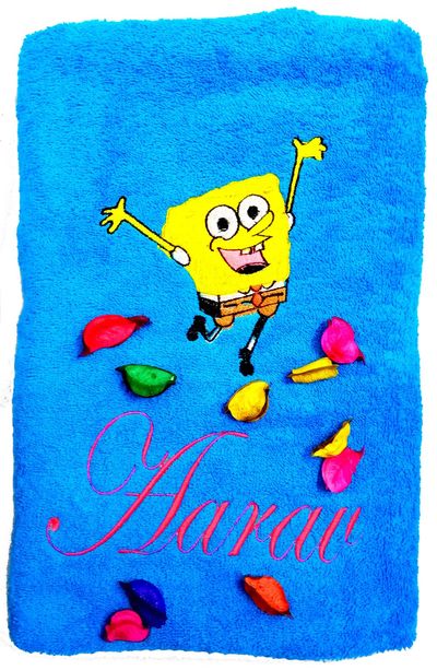 Personalised Kids Bath Towel