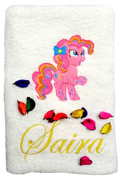 My Little Pony, Pinkie Pie, Personalised Towel