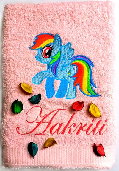 My Little Pony, Rainbow Dash, Personalised Towel