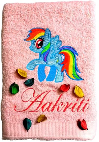 Pony/Unicorn Personalised Kids Bath Towel