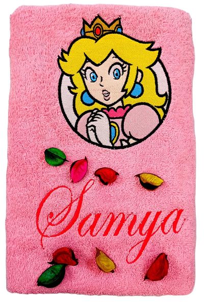 Princess Personalised Kids Bath Towel