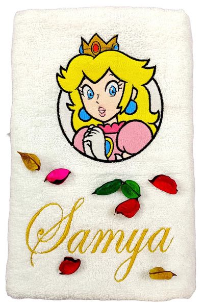 Princess Personalised Kids Bath Towel