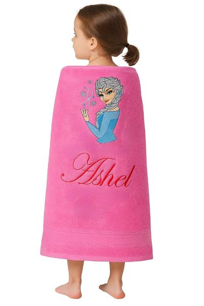 Princess Personalised Kids Bath Towel