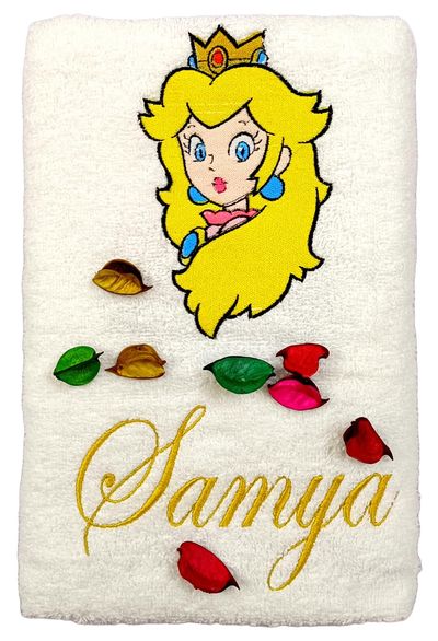 Princess Personalised Kids Bath Towel