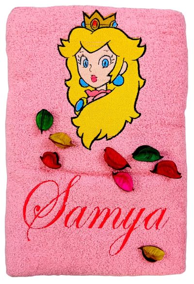 Princess Personalised Kids Bath Towel