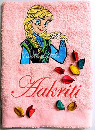 Princess Personalised Kids Bath Towel