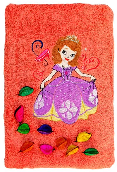 Princess Sophia Embroidered Bath Towel