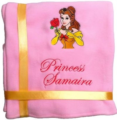 Princess with a Rose Personalised Kids AC Blanket