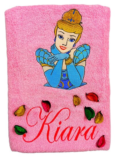 Princess Bell from Beauty and the Beast, Personalised Towel