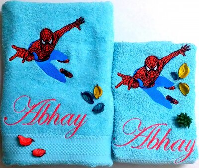 Spiderman Personalised Towel
