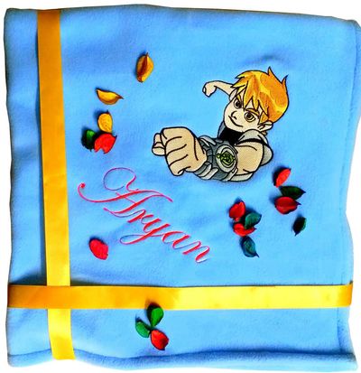 Superhero Personalised Kids AC Blanket