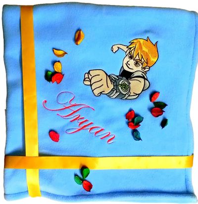 Superhero Personalised Kids AC Blanket