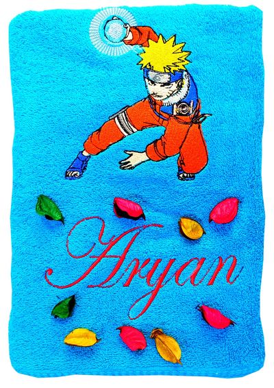 Superhero Personalised Kids Bath Towel