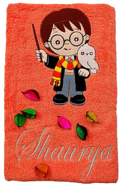 Superhero Personalised Kids Bath Towel