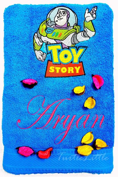 Superhero Personalised Kids Bath Towel