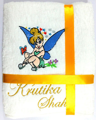 TinkerBell Fairy Personalised Towel