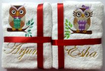He & She Owl Couple Set