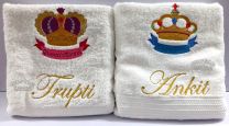 King and Queen Crown Couple Set