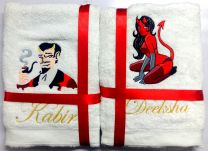 He and She Devil Fiesty Couple Set