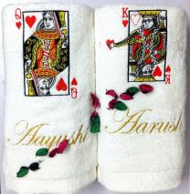 King and Queen of Hearts Couple Set