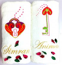 Romantic Heart(He) and Key(She) Couple Set