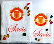 Manchester Soccer Club Personalised Luxury Towel