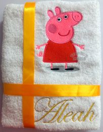 Peppa Personalised Luxury Towel