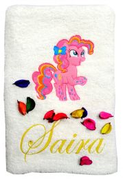 My Little Pony, Pinkie Pie, Personalised Luxury Towel