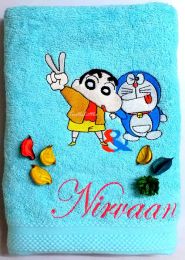 Doraemon & Shin Chan Personalised Luxury Towel