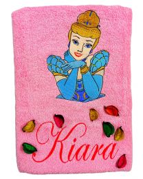 Princess Bell from Beauty and the Beast, Personalised Luxury Towel