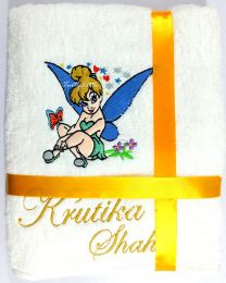 TinkerBell Fairy Personalised Luxury Towel