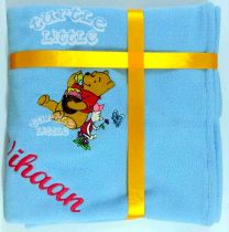 Winnie the Poo Luxury Personalised Kids AC Blanket